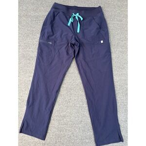 FIGS Technical Collection Womens Sz S Navy Blue Joggers Scrub Pants